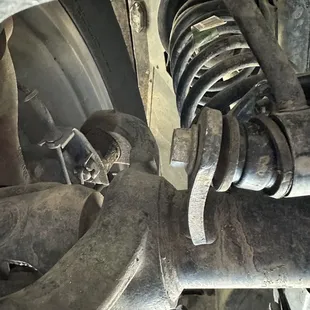 Sway bar connection now bent on 8/24 (picture courtesy of Taeylor the technician)