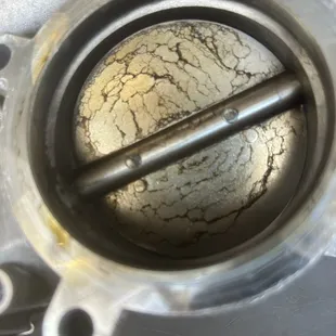 Before throttle body cleaning charged by Larry Miller, Jeep but not done!