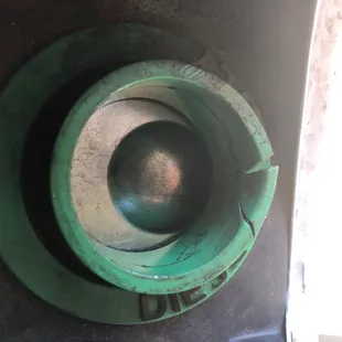 Disintegrated fuel filler ring.