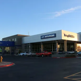 Hyundai Dealership in front
