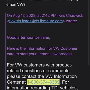 How management handles a lemon vehicle