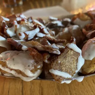 Bacon ranch tots - outstanding!