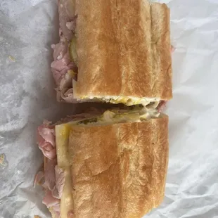 Larry&apos;s authentic 6 inch Cuban sandwich