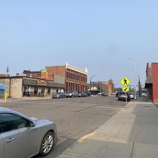 a car parked on the side of the road