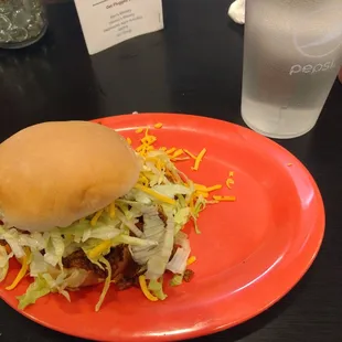 Taco burger