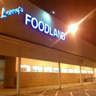 the front of the store