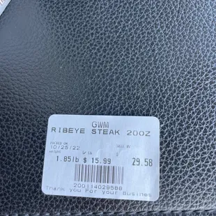 My refund sticker. Thanks Karen at Larry&apos;s for caring so much for your customers and calling them liars to their face.