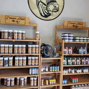 a variety of products