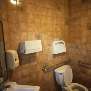 Clean restroom