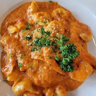 Tortellini with Vodka Sauce
