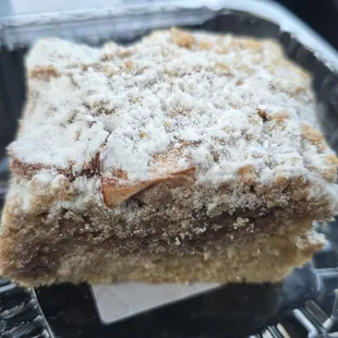 Apple crumble dessert. It was fantastic.