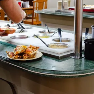 a man preparing food
