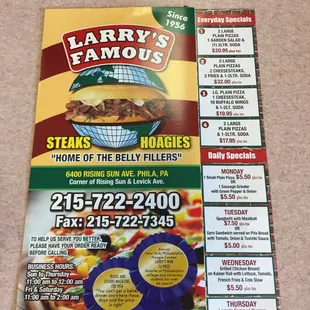 There menu only thing interesting