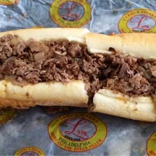 Cheesesteak with whiz and fried onions