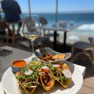Chicken tacos.