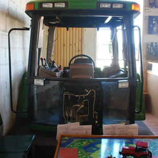 Tractor Cab in children&apos;s area.
