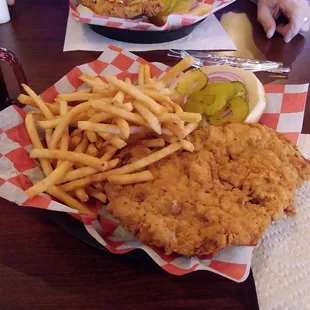 The famous breaded pork tenderloin - one of the best!