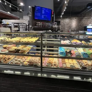 a display of pastries