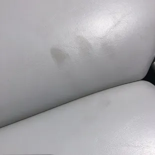 Had an annual service and they left oiled hand prints all over the place.