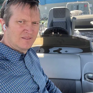 Happy me! Taking my boat home