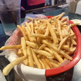 Large basket of fries