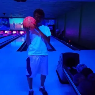 La Ru Lanes Comics Bowl Highlands Heights Glow In The Dark , Yes That's Me