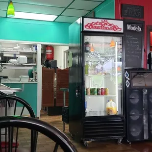 the inside of a restaurant