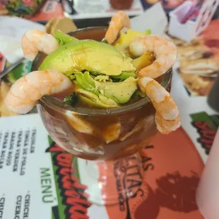 Shrimp Cocktail with Octopus