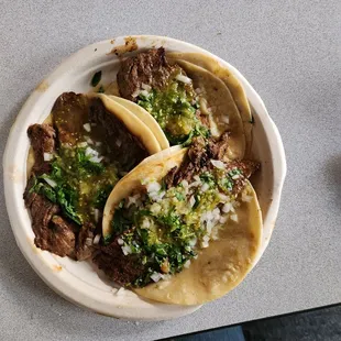 a plate of food on a table