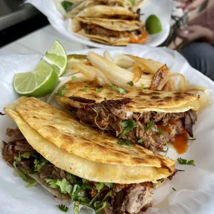 Barbacoa Tacos. Dinner 4/26/2023