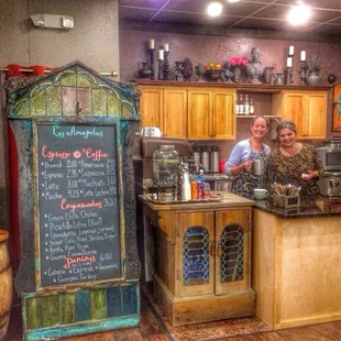 The owners of Las Amapolas, Carol and Leila.