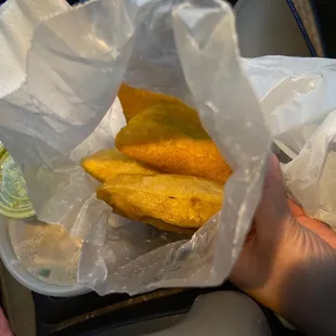Empanadas $5 worth took a while for them to acknowledge us to even order tho :/