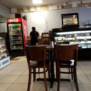 Flan and custard counter