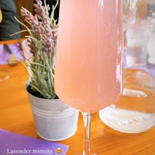 Lavender lemonade mimosa..amazing