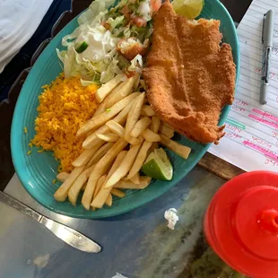 Pescado frito