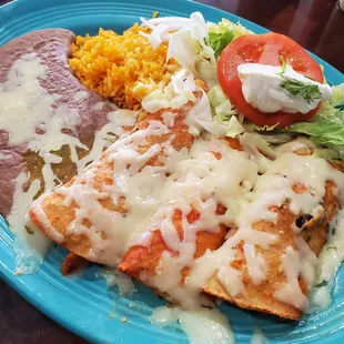 Enchilada plate