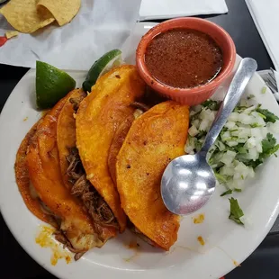 Birria tacos