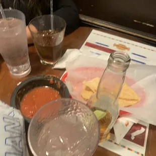 mexican food and drinks
