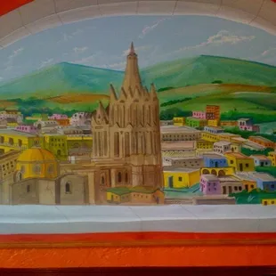 One of Anita's murals.