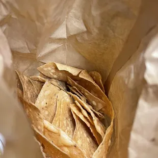 a close up of a bag of chips