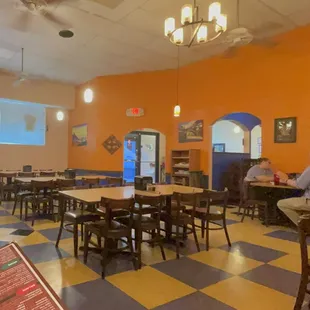 people sitting at tables