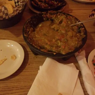 Chirzo caso and spicy guac