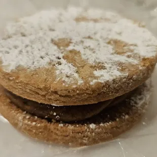 Alfajor cookies were great. It's like a little sandwich using shortbread and a filling of caramel.