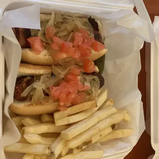 Hot dogs mex