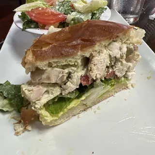 Avo-Chicken Salad Sandwich