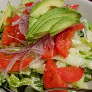 Romaine with Creamy Cucumber Dressing