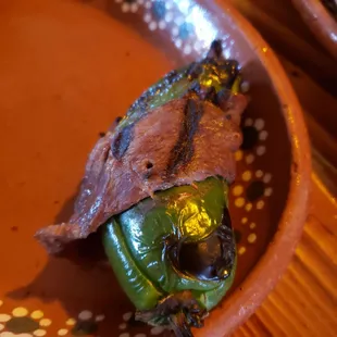 Jalepeno steak appetizer