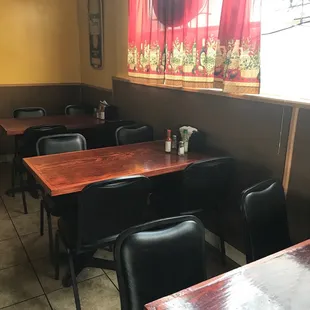 Minimal seating but clean and so nice!