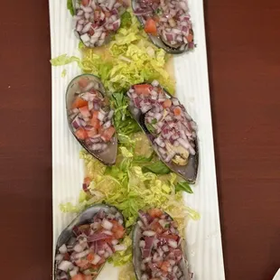 Choritos a la Chalaca