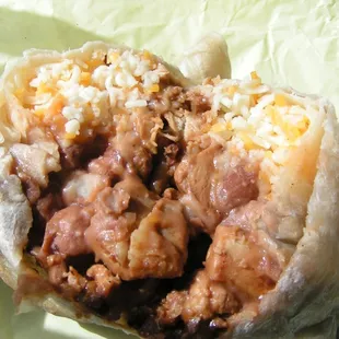 Pollo Asado Burrito